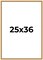 Classic Modern Gold Picture Frame - UV Acrylic, Foam Board Backing, Hanging Hardware